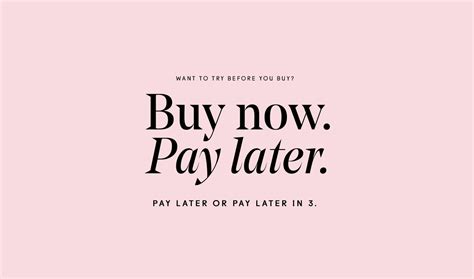 try now pay later clothing